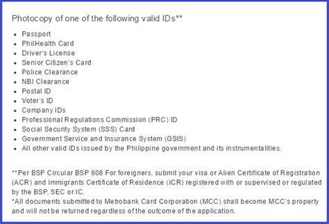 Credit Card Requirements in the Philippines: Updated List  .